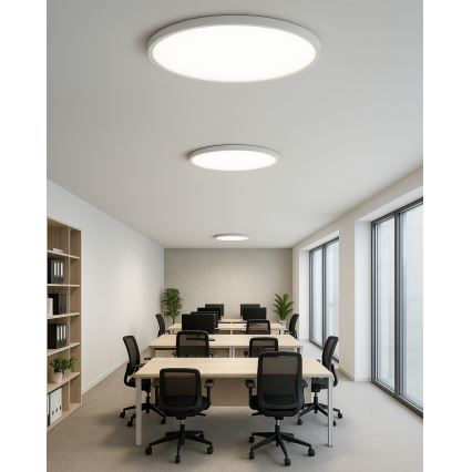LED Stropní svítidlo LED/40W/230V 3000/4000/6500K pr. 50 cm bílá